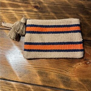 JJill NEW never used Jute Striped Boho Clutch
Blue/orange